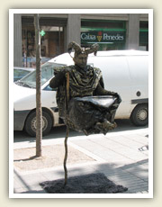 Živých soch je na Ramble hodně