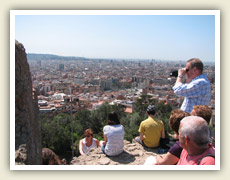 Výhled na jihozápadní část Barcelony