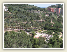 Výhled na Park Guell