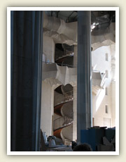 Interiér katedrály Sagrada Família