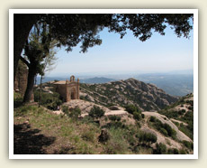 Příroda v okolí kláštera Montserrat