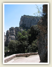 Příroda v okolí kláštera Montserrat