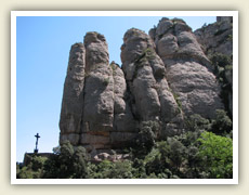 Příroda v okolí kláštera Montserrat