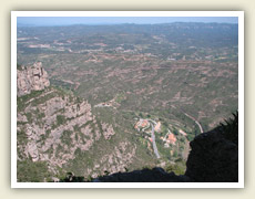 Příroda v okolí kláštera Montserrat