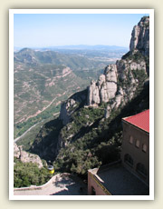 Příroda v okolí kláštera Montserrat
