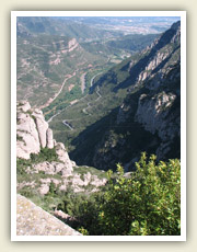 Příroda v okolí kláštera Montserrat