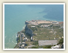 Europa point, nejjižnější výběžek Gibraltaru