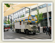 Průvod alegorických vozů