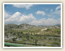 Vyschlá krajina provincie Murcia