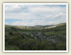 Vyschlá krajina provincie Murcia