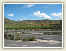 Vyschlá krajina provincie Murcia