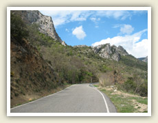 Nádherná krajina v předhůří Pyrenejí