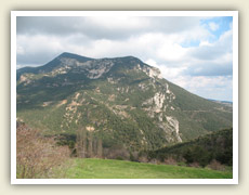 Nádherná krajina v předhůří Pyrenejí