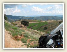 Nádherná krajina v předhůří Pyrenejí